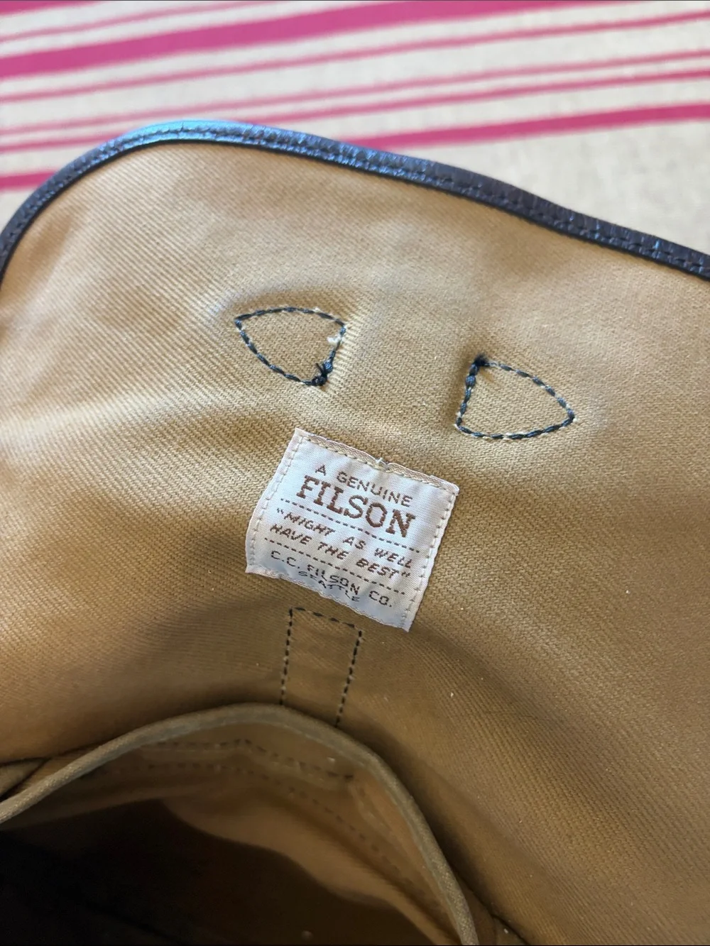 FILSON RUGGED TWILL SMALL FIELD BAG